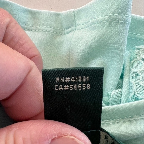 Lauren Ralph Lauren Lace Midi Dress‎ Sleeveless Sheath SZ 8 - Picture 13 of 14